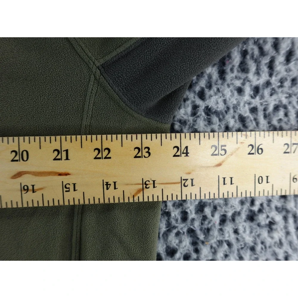 The North Face Mens TKA 100 Fleece 1/4 Zip Pullover Khaki‎ Green XL