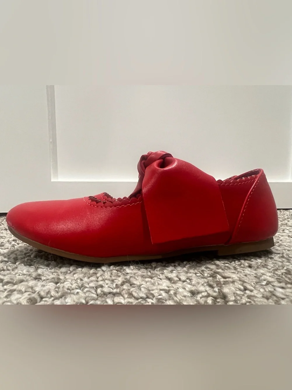 Dream Pairs Red Bow Mary Jane Flats for Kids