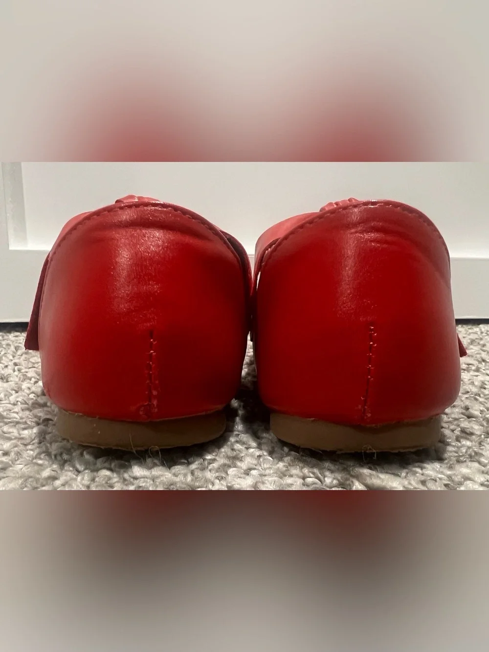 Dream Pairs Red Bow Mary Jane Flats for Kids