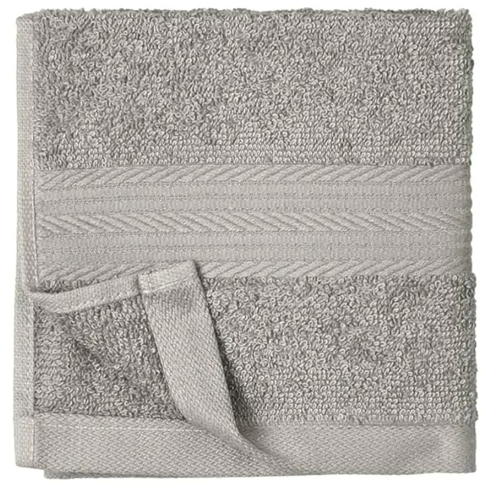 12-Pack Amazon Basics Highly Absorbent Cotton Washcloths- Gray