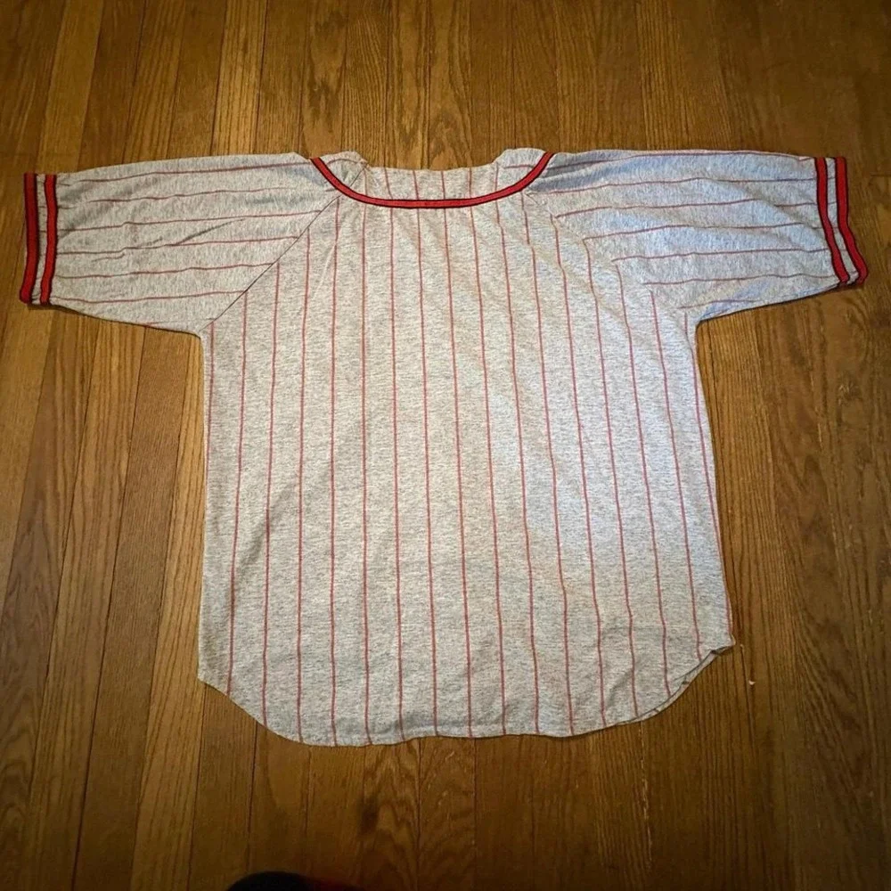 Vintage‎ Compagnie Des Ameriques Chicago White Sox Style Pinstripe Jersey OS