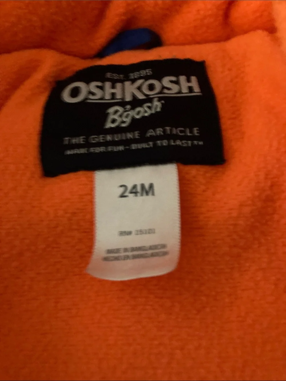 OshKosh Bgosh colorblock puffer