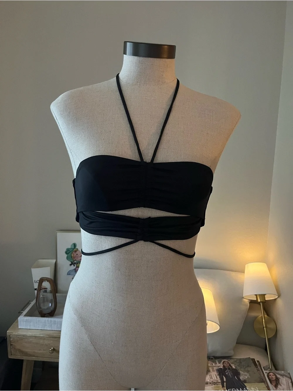 FRANKIES BIKINIS 🌴🎀🌴 Black TOP 🌴