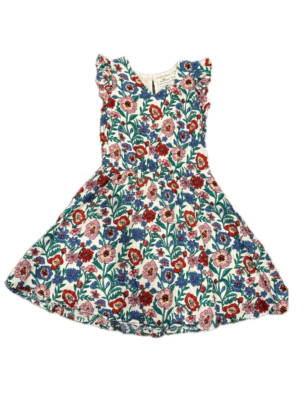 Vineyard Vines Girls A-Line Floral Dress