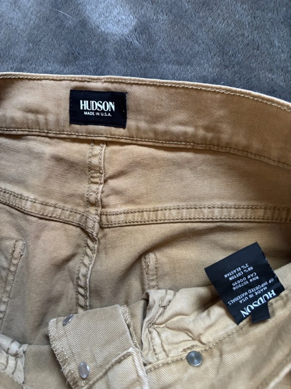 Hudson Jeans clean worn classic