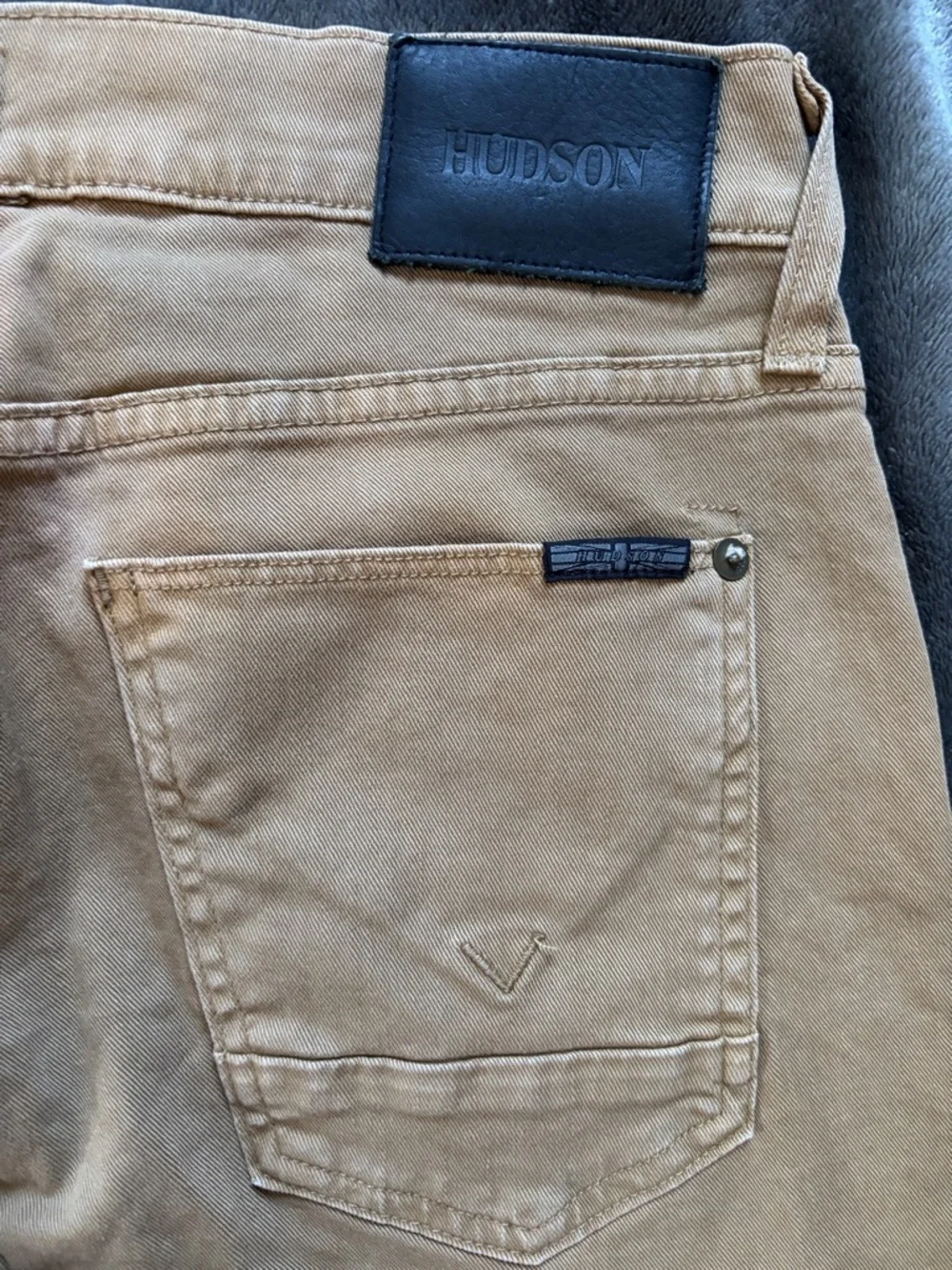 Hudson Jeans worn brown