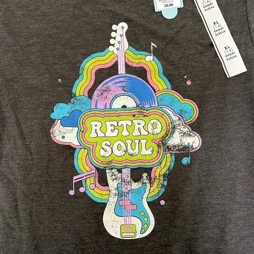 Boys Retro Soul T-shirt. Size 14. NWT