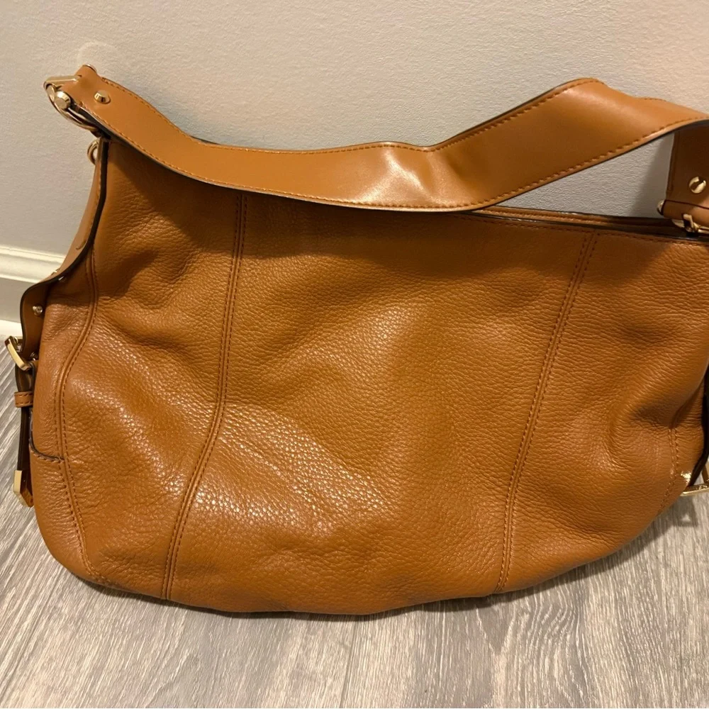 Michael Kors hobo tote luggage color Leather Shoulder Bag
