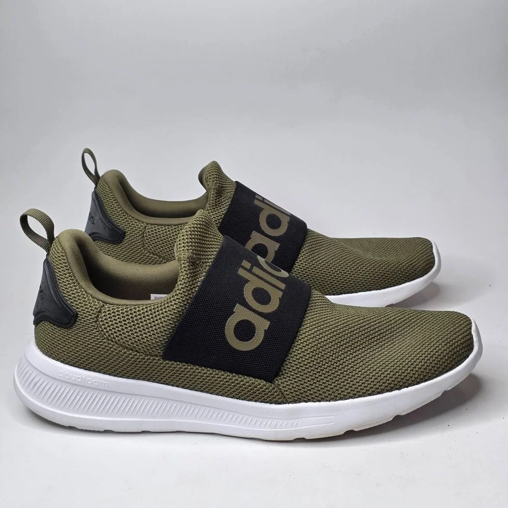 Adidas Lite Racer Adapt 4.0 Men's Sneakers Size 12 Green Slip On Running Shoes