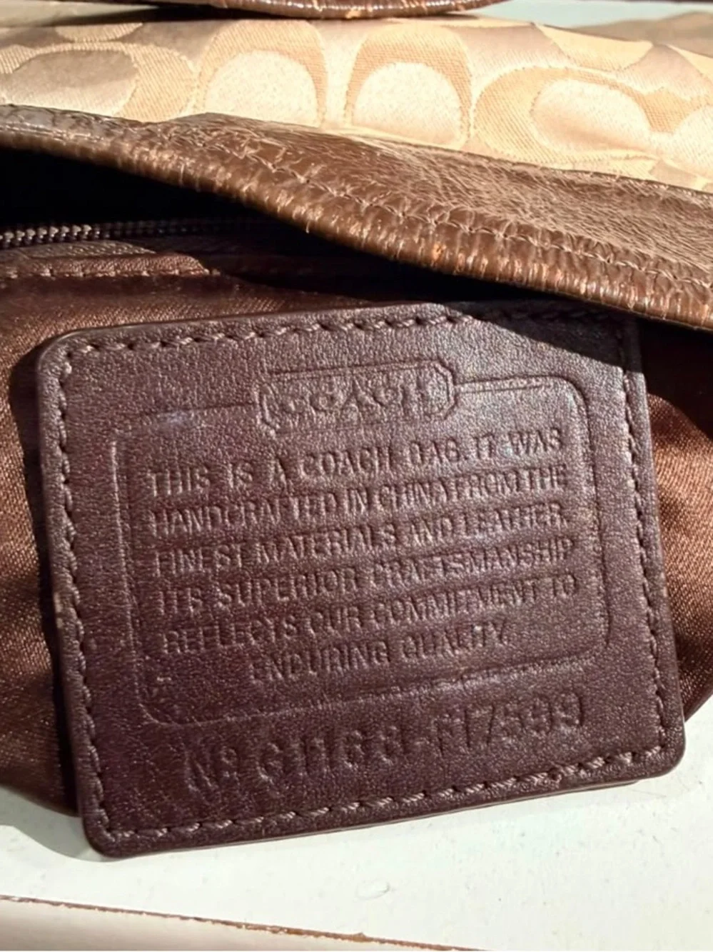 Coach ashley signature