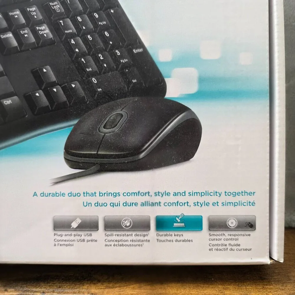 Logitech MK120 Keyboard &‎ Mouse Combo | New