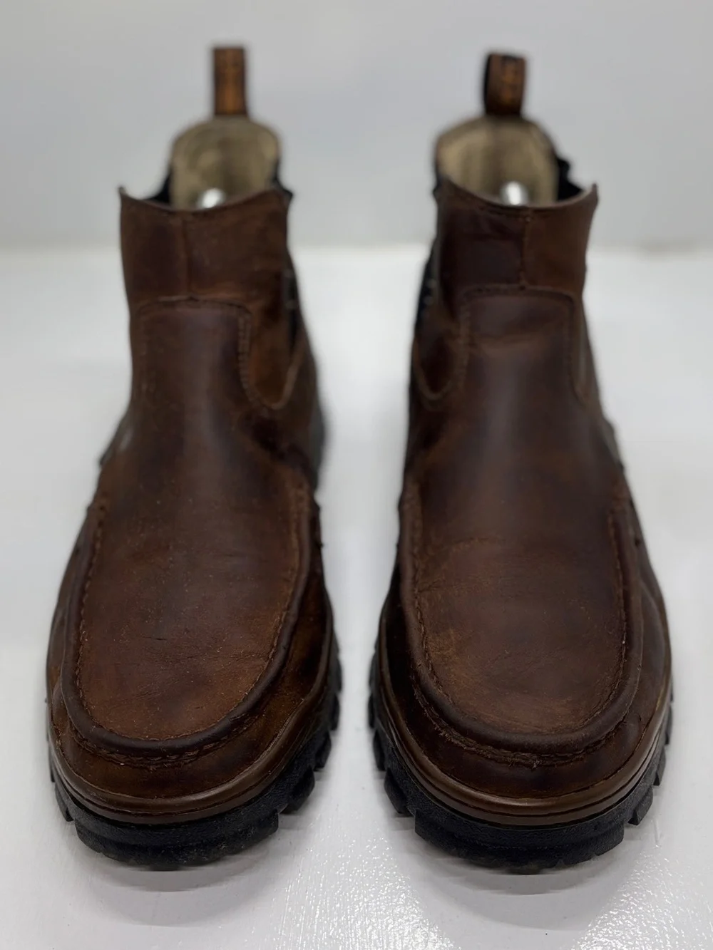 Rocky Outback Twin GTX Brown Leather Chelsea Boots Men’s 12W Waterproof Gore-Tex