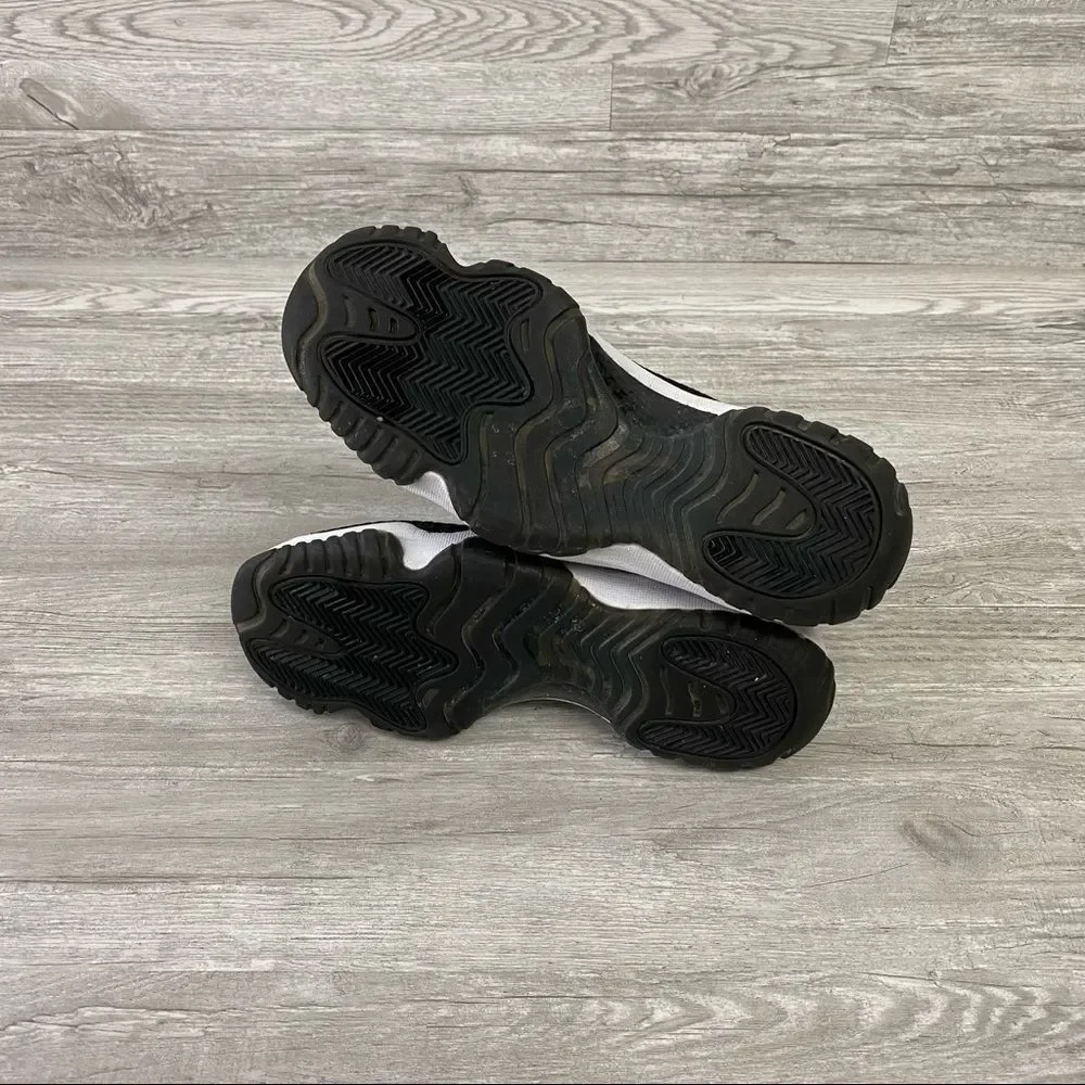Nike Air Jordan Future OREO 656503 010 Black White Gold Wooven Mesh XI 11 8