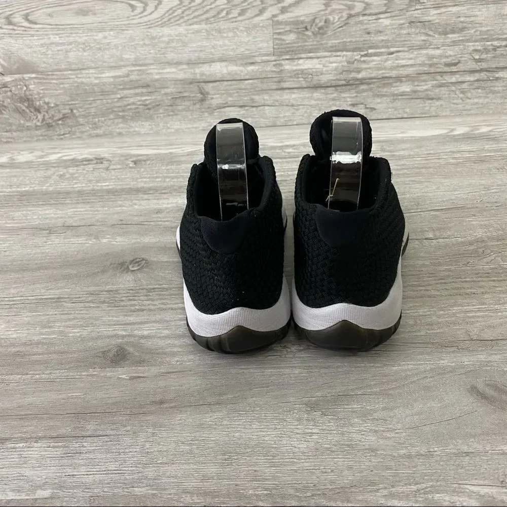 Nike Air Jordan Future OREO 656503 010 Black White Gold Wooven Mesh XI 11 8