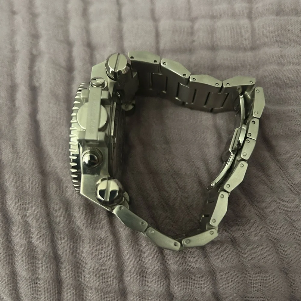 N/A silver watch