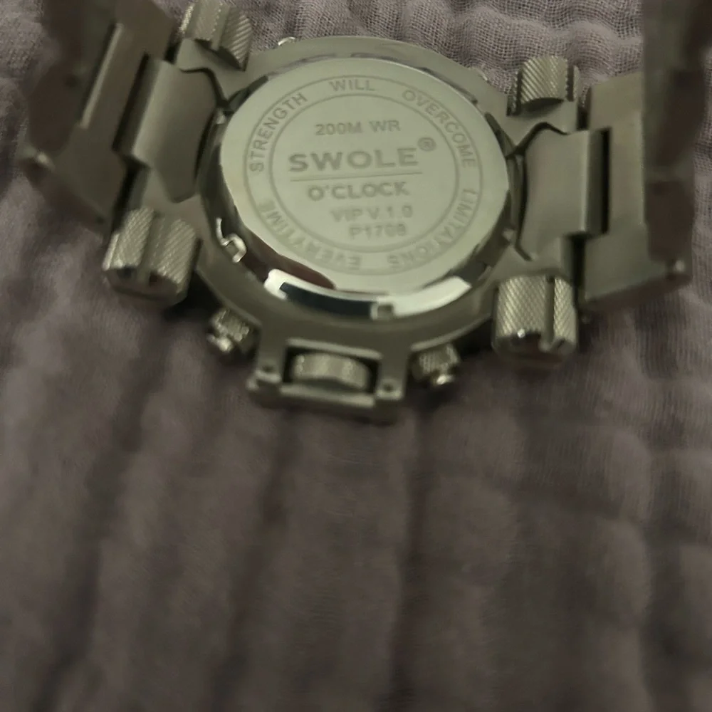 N/A silver watch