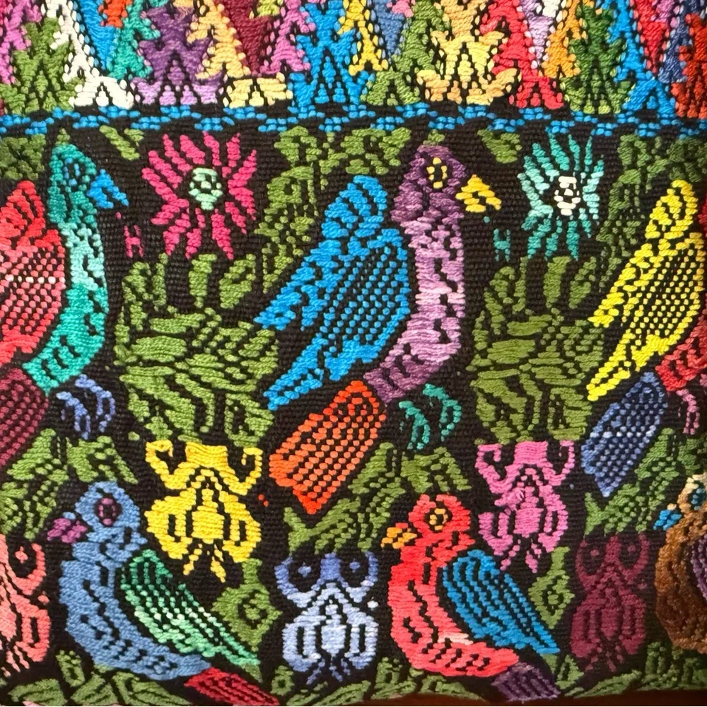 N/A vibrant embroidered
