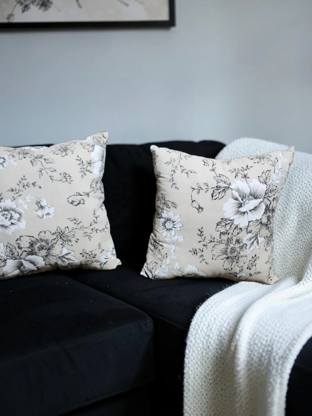 N/A beige throw
