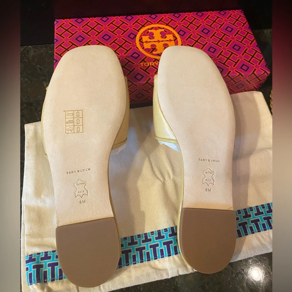 Tory Burch Eleanor Slide Sandals with Iconic Logo
