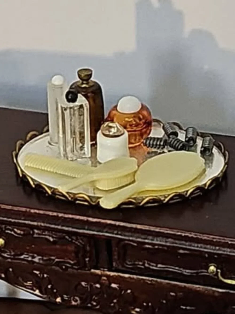 Dollhouse Miniature Vanity Tray 1:12 Scale