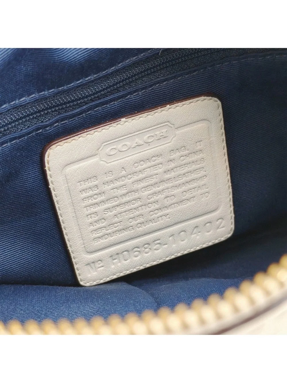 Coach authentic denim