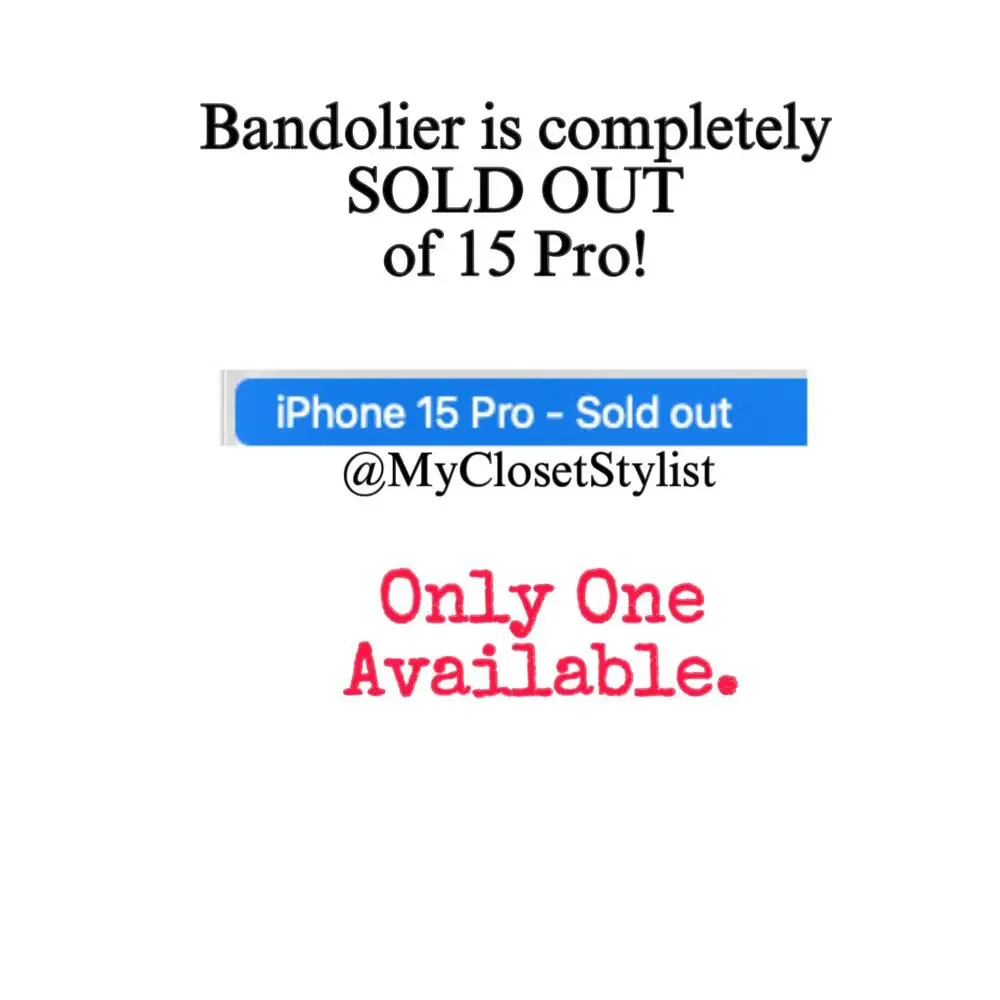 Bandolier new kimberly