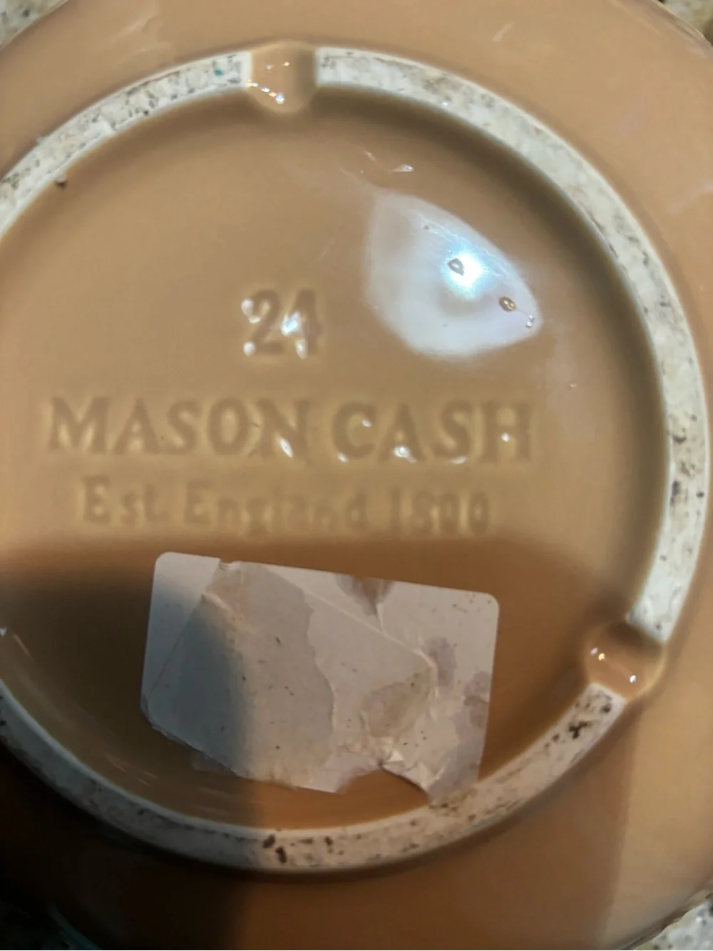 Mason Cash Ceramic Mixing Bowl in Tan