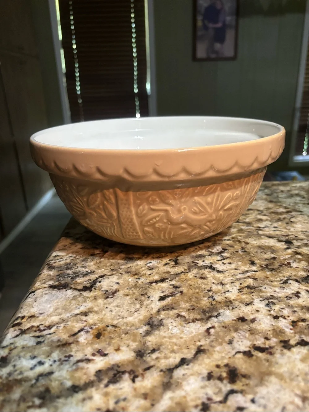 Mason Cash Ceramic Mixing Bowl in Tan
