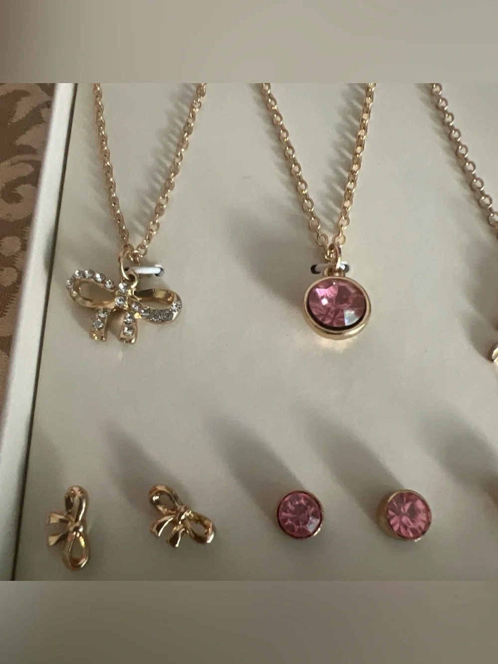 No Boundaries Five necklaces and Matching earrings sets Girly Fashion Accessory