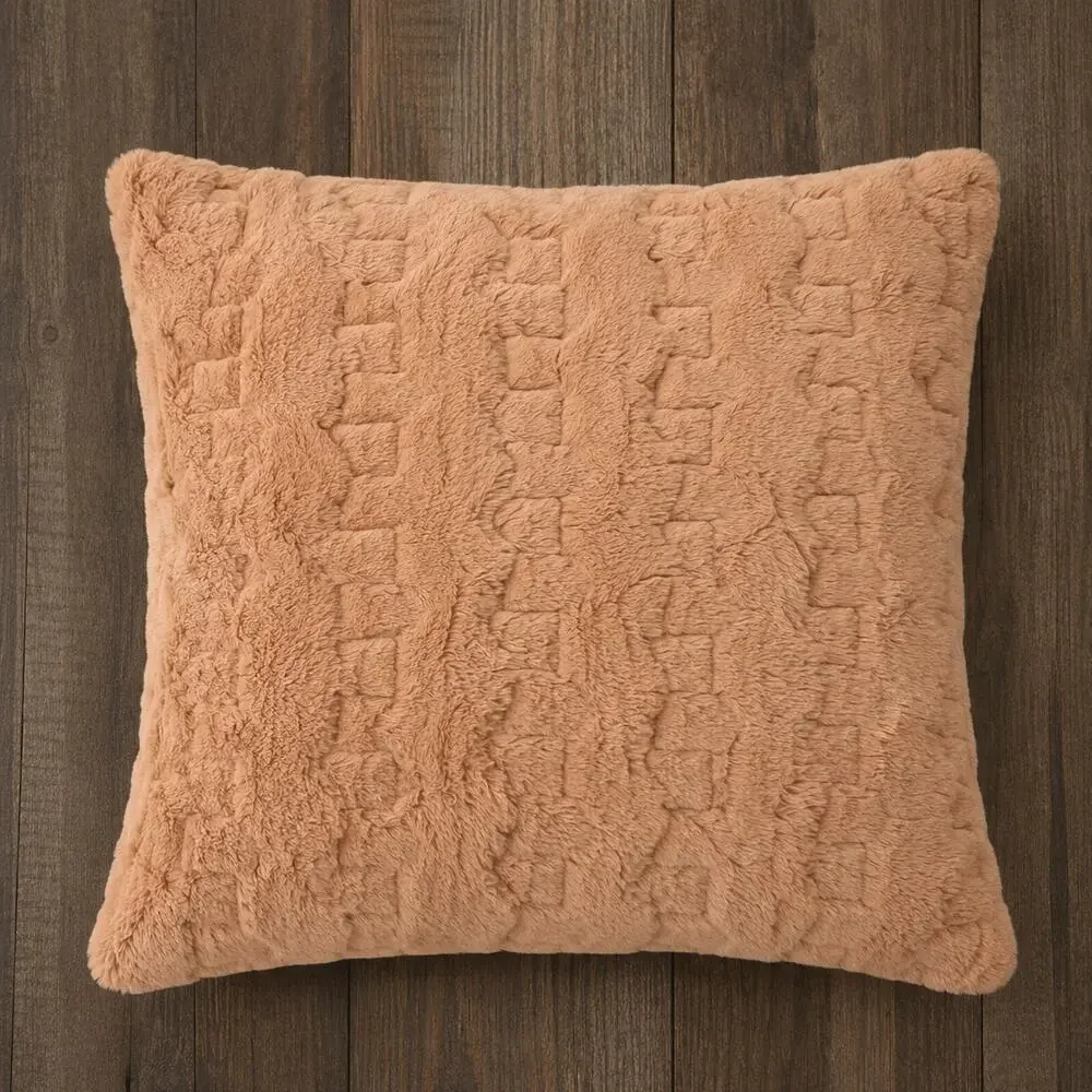 Blush Pink/ROSE PINK Velvet Decorative Throw Pillow Cover Textured Accent PILLOW