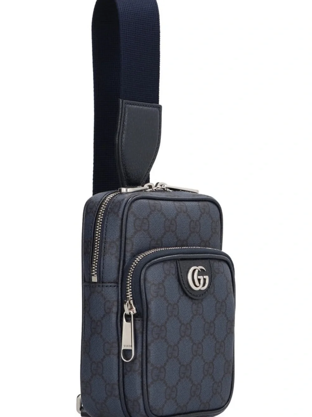 Authentic Gucci Ophidia GG Supreme Navy Crossbody / Sling Bag + Dust Bag