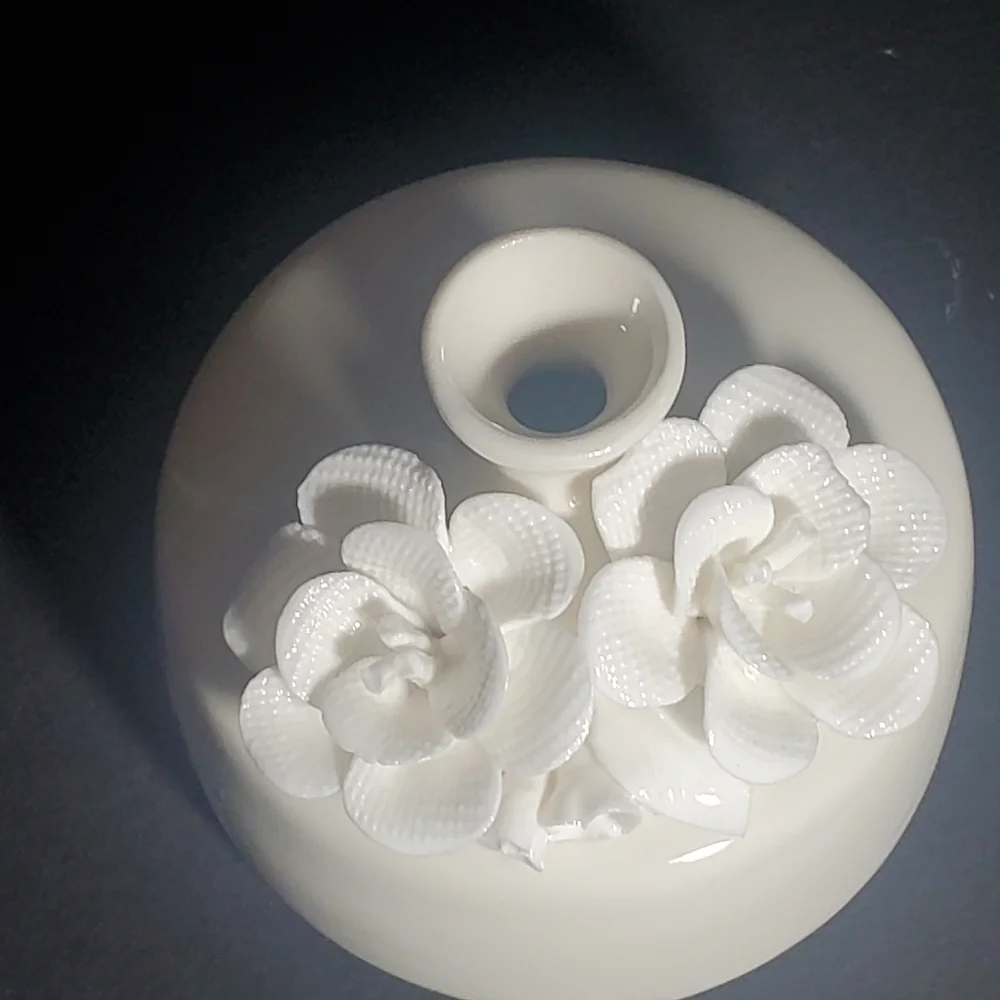 Elegant White Floral Vase