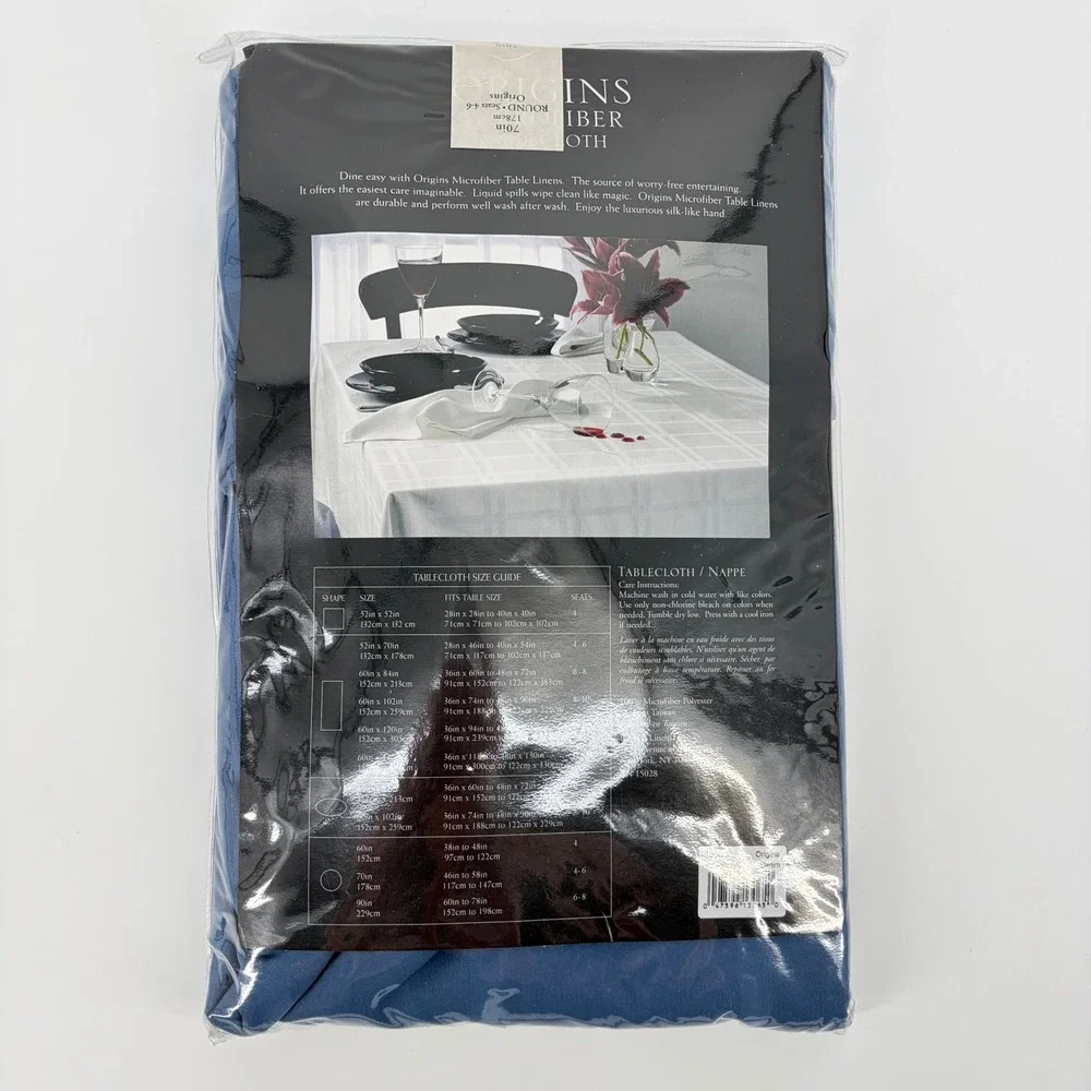 Origins microfiber tablecloth