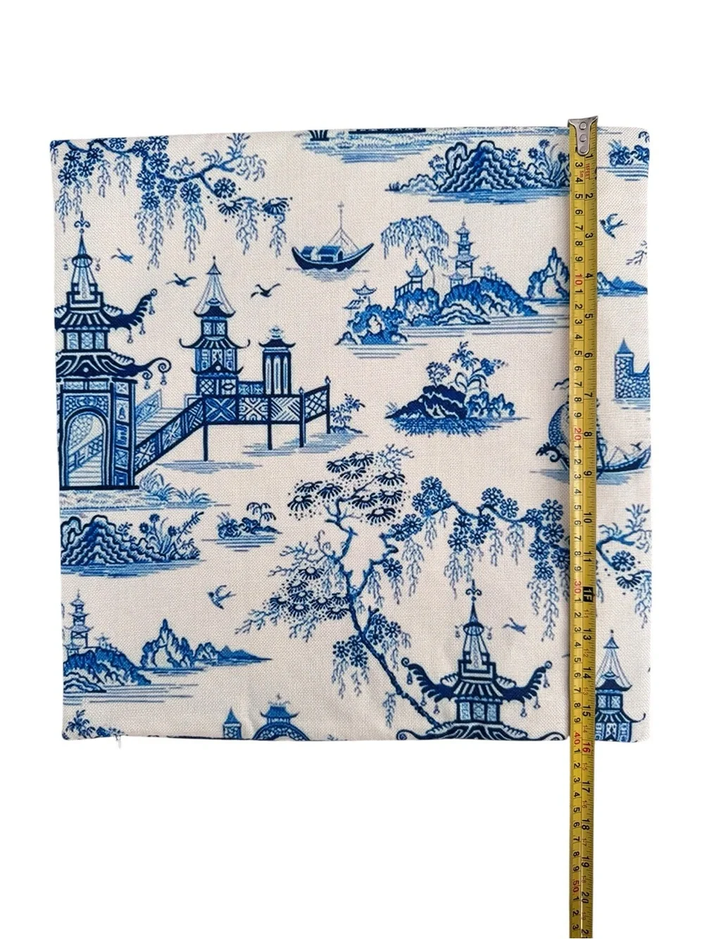 Blue White Chinoiserie Pillow Cover Decorative Throw Cushion Cover