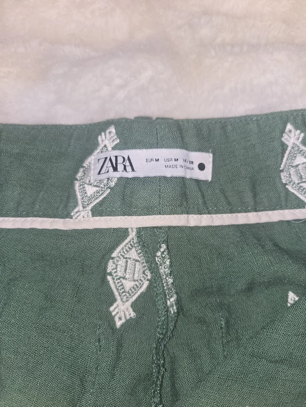 Zara lightweight green