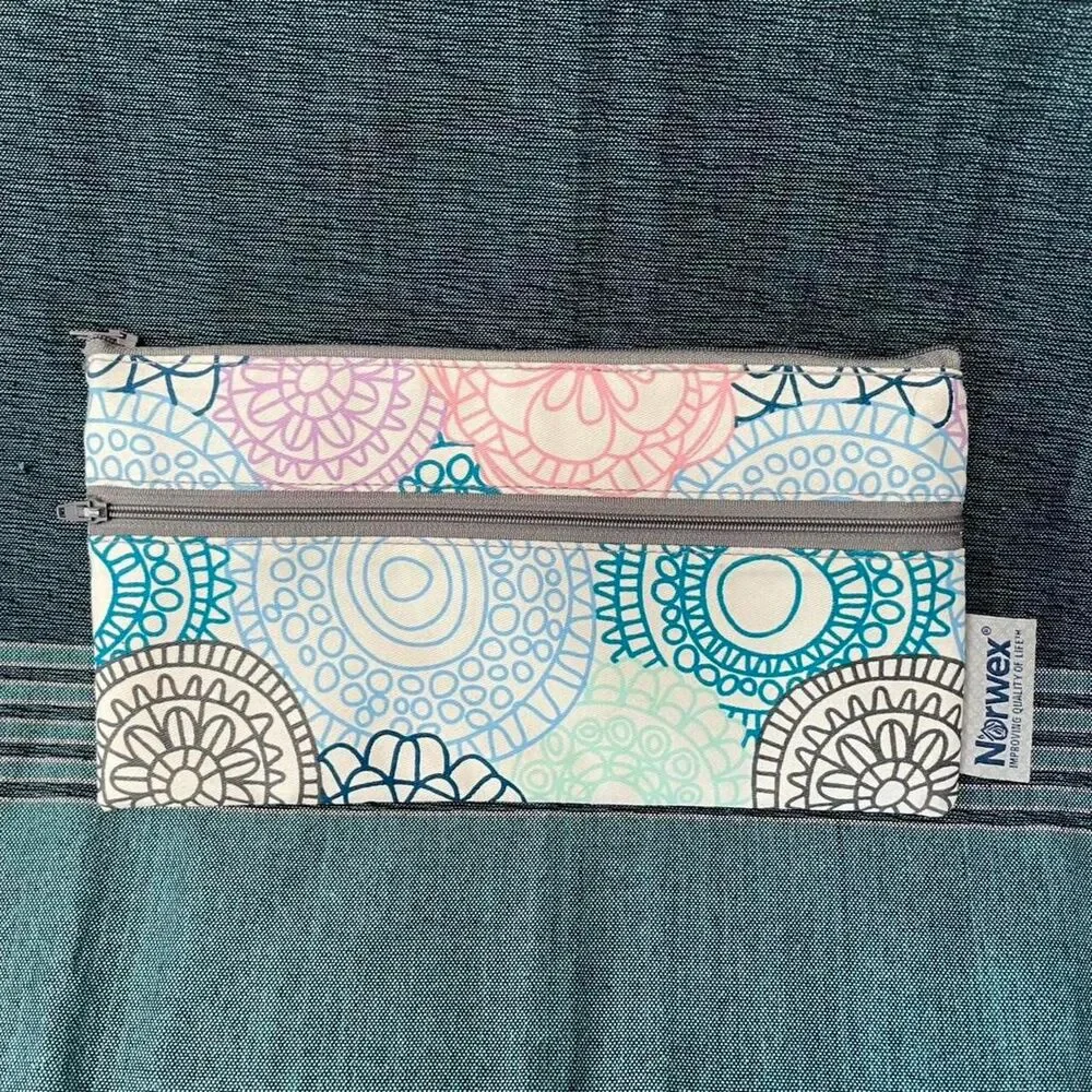 New Norwex Reusable Wet Wipes Bag, Eco Friendly, Summer Travel