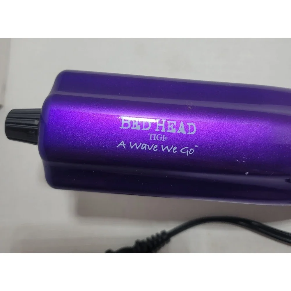 TIGI Bed Head A Wave We Go Hair Waver PURPLE Curling Waves Iron BH336