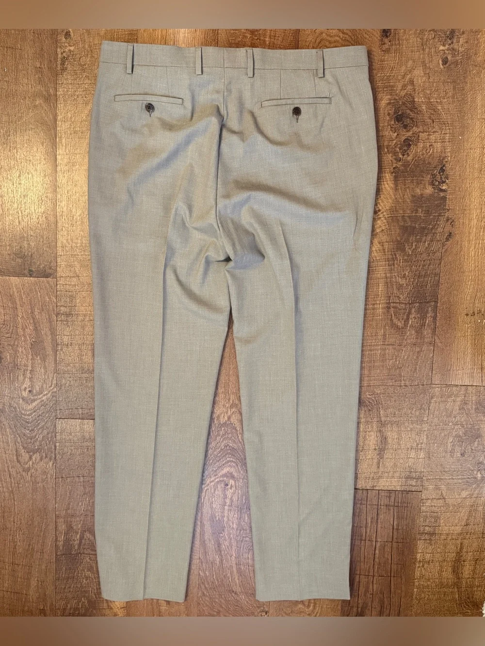 Lauren Ralph Lauren Dress Pants Mens 40x32 Tan Flat Front Stretch Career