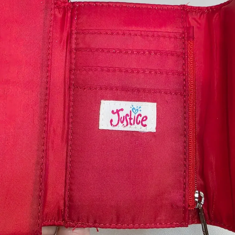 Justice shiny red