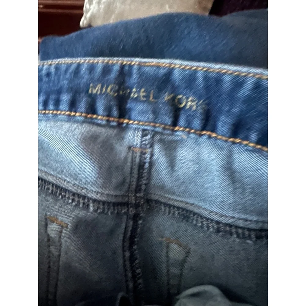 Michael Kors Skinny Jeans Womens Size 4 Dark Blue