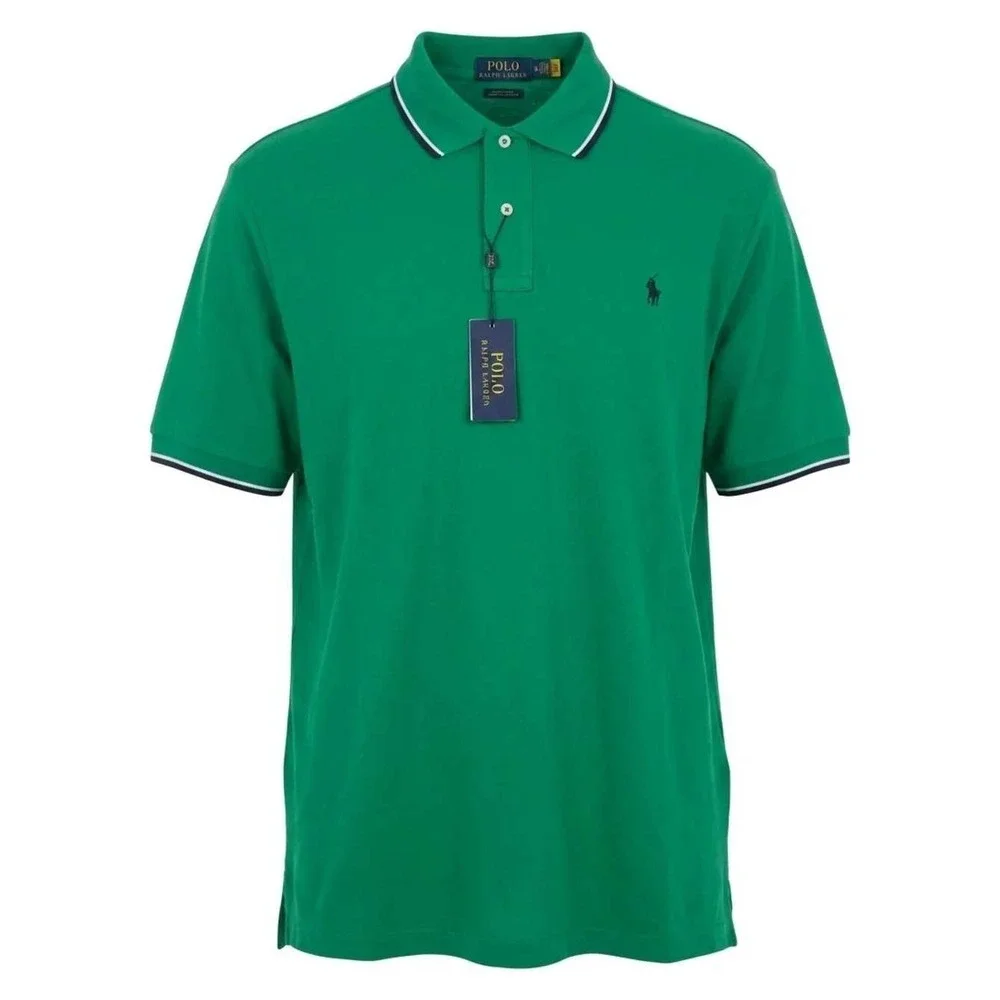 NWT MENS SZ XXL POLO RALPH LAUREN S/S POLO SHIRT~GREEN~NWT