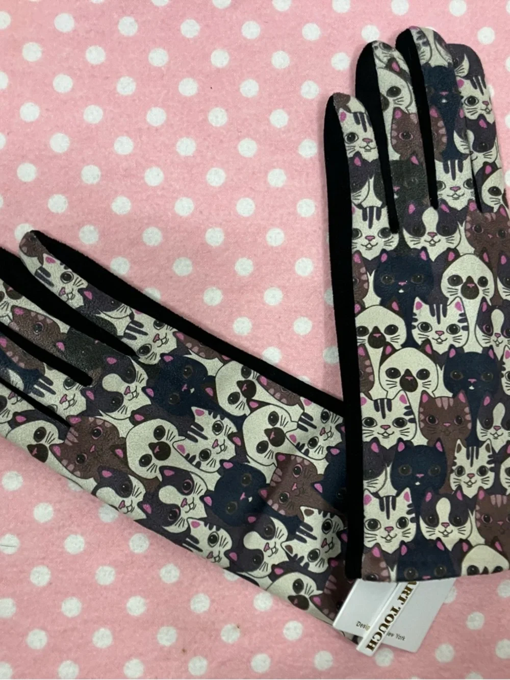 V Smart Touch Cat Gloves 7 - Medium