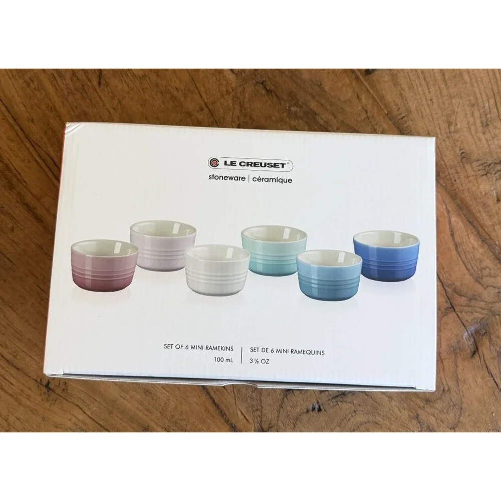 Le Creuset blue be desserts