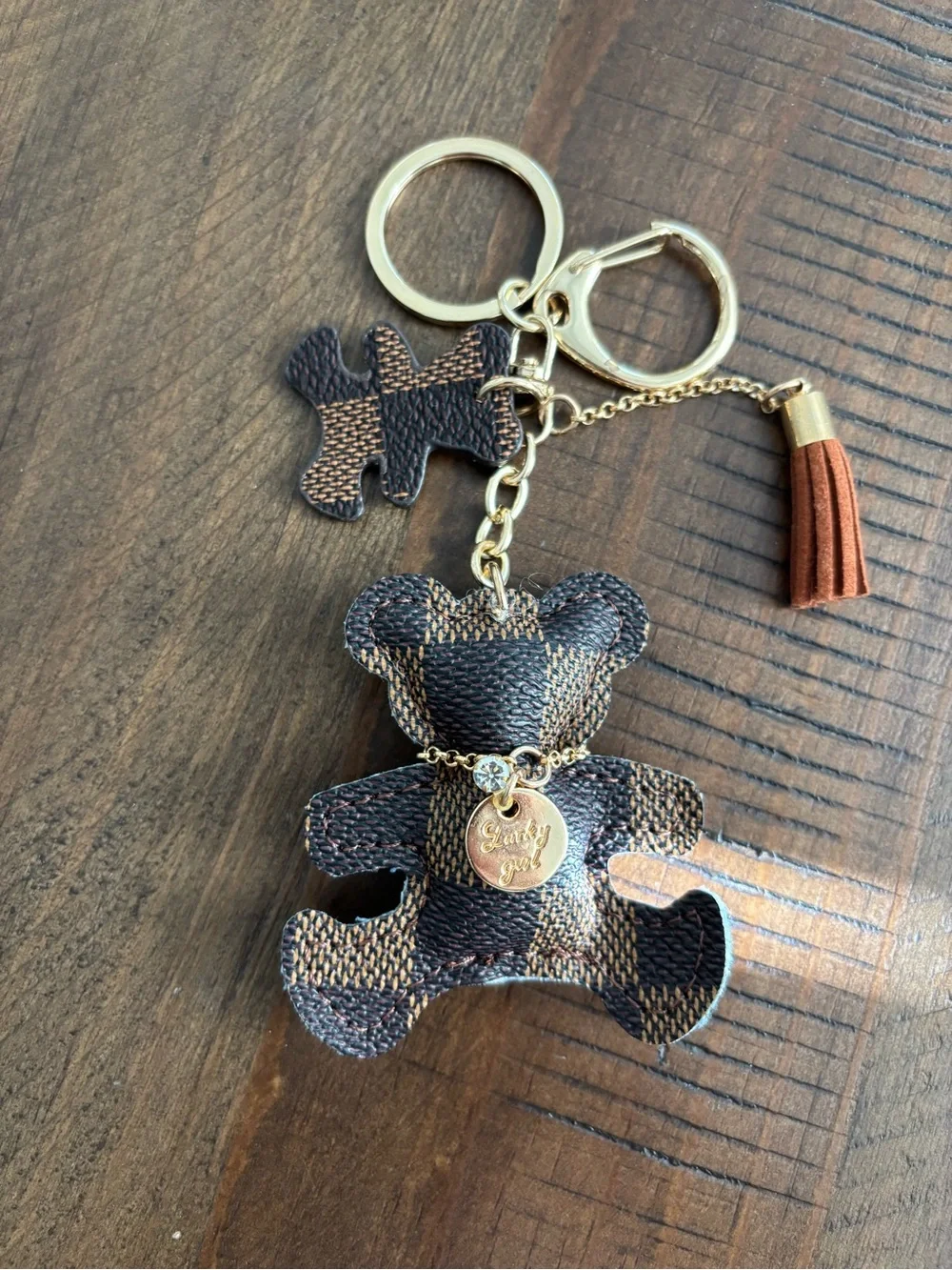 New! Monogram Teddy Luxe Charm