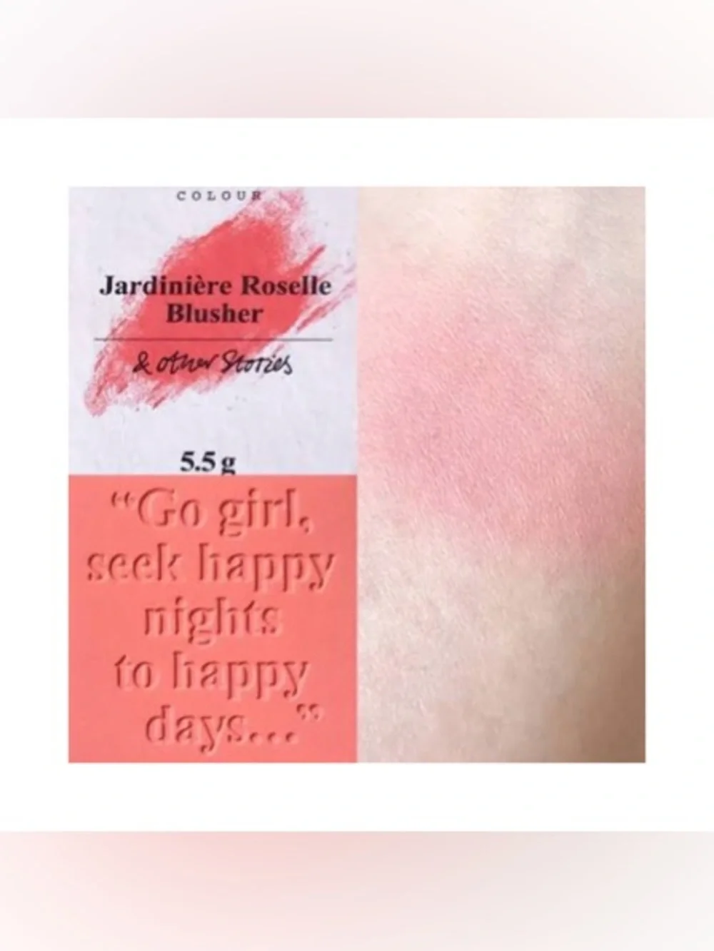 & Other Stories Pressed Powder Blush Jardiniere Roselle