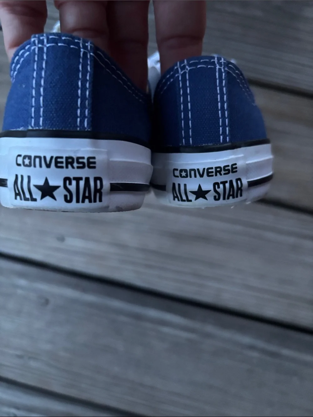 Converse Kids Navy and White Low Top Sneakers