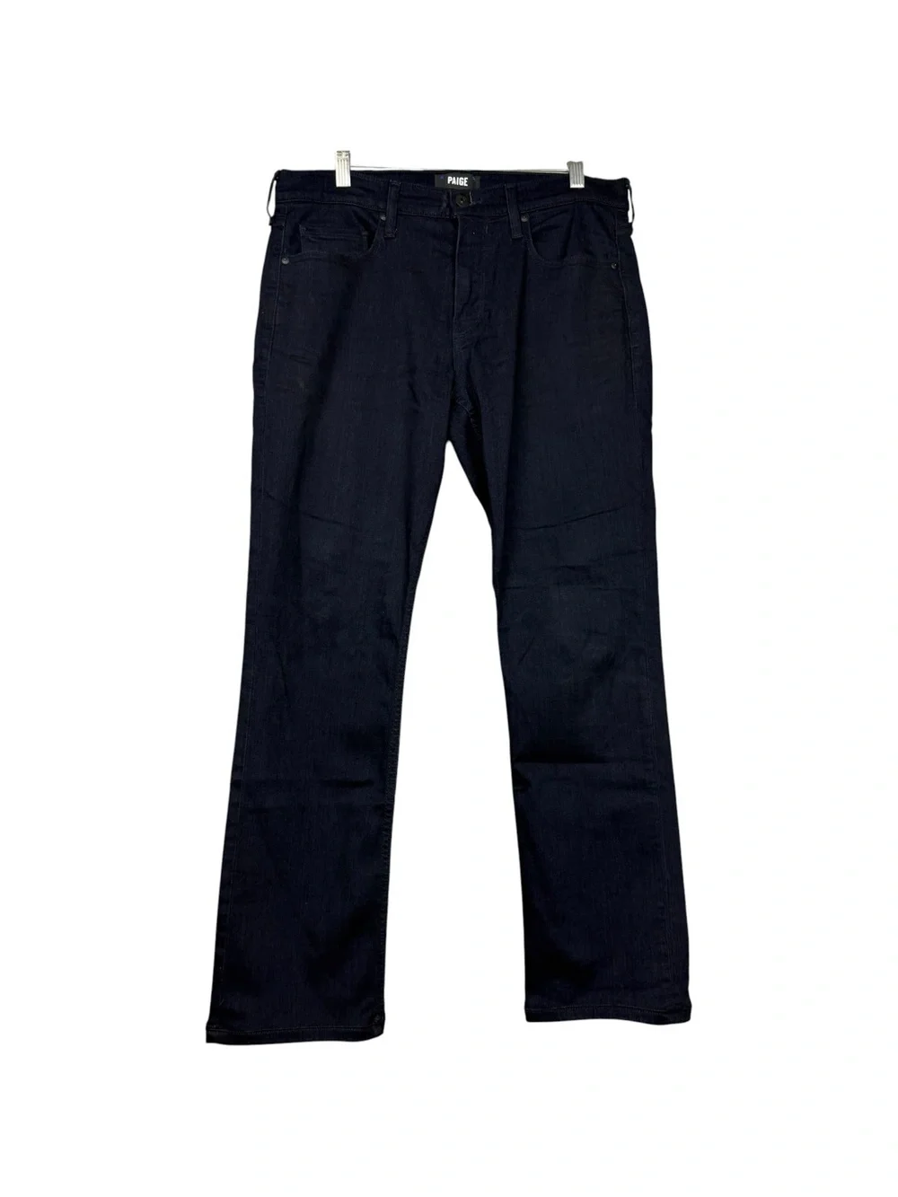 Paige Inkwell Dark Wash Federal Slim Jeans