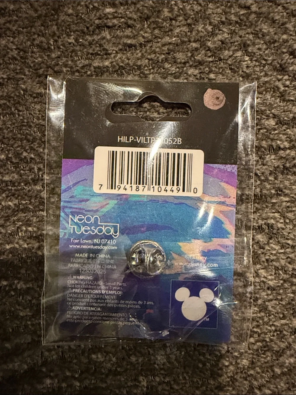 Disney kids set pin