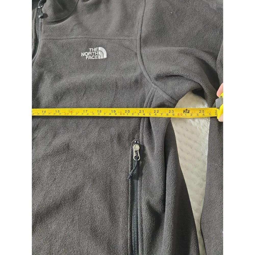 The North Face WindWall Fleece Jacket Mens XL Black Full Zip Outdoor Hiking