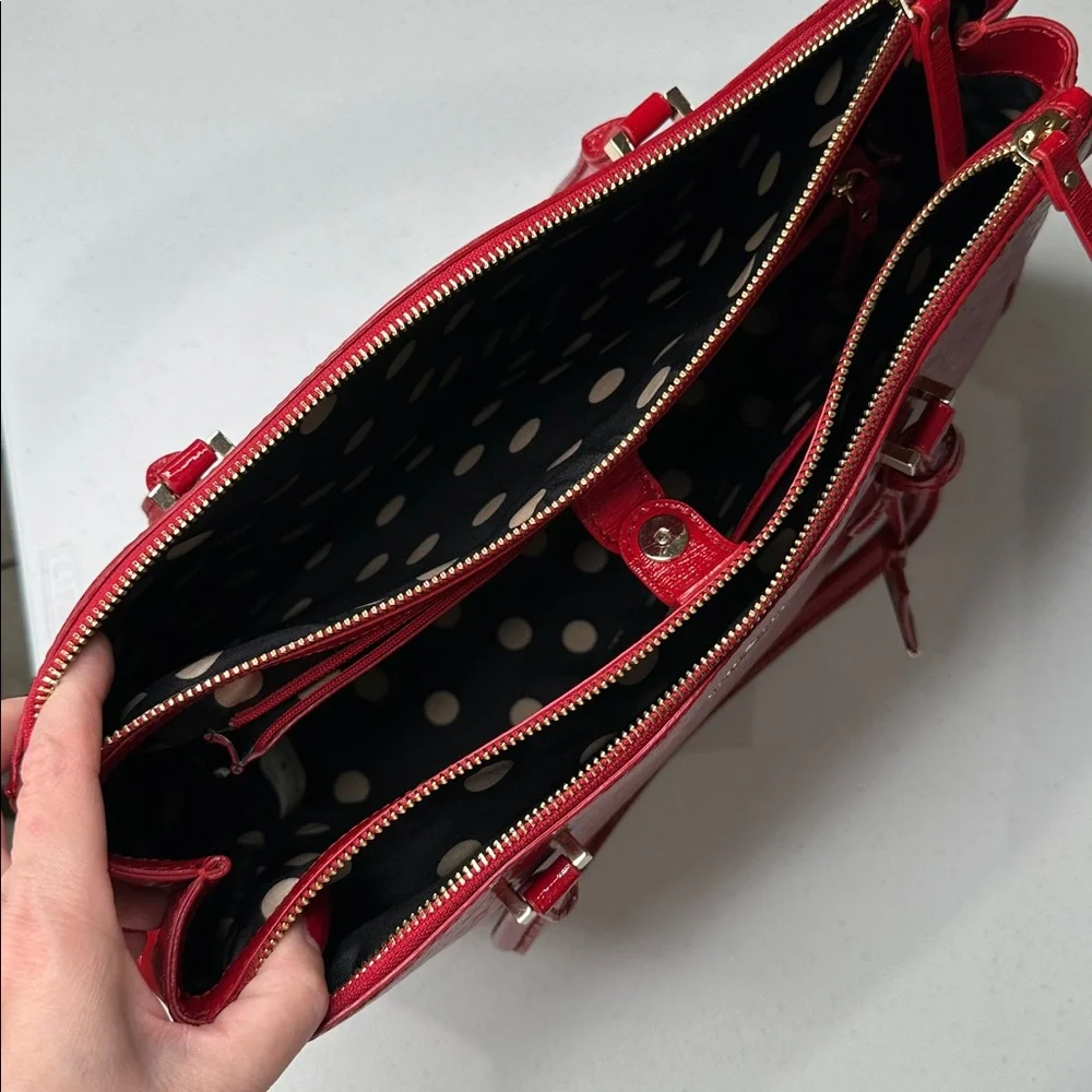 Kate Spade Patent Leather Red Shoulder Bag